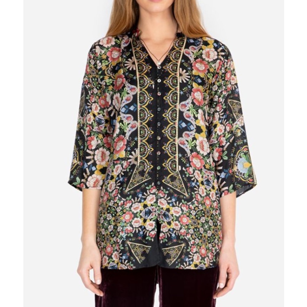 Johnny Was Coring button down